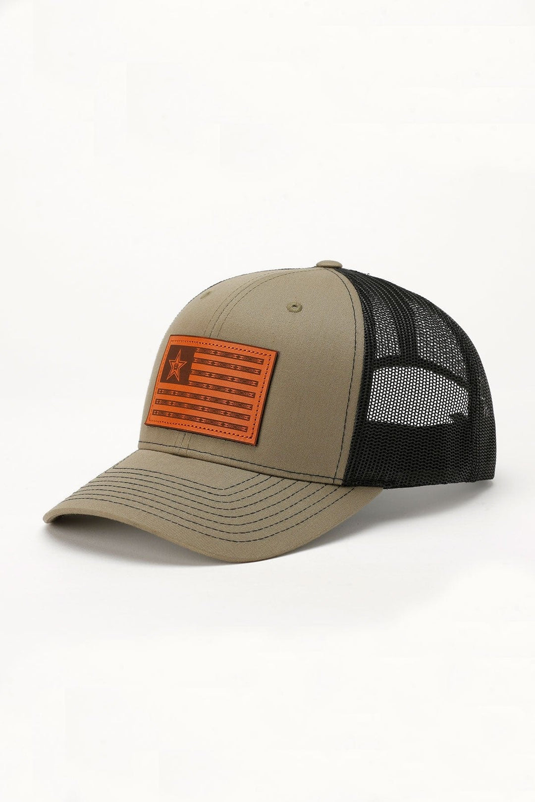 Men's Cinch Old Glory Cap-Olive/Black-Hats-Cinch-Whiskey Ray's Boutique, Women's Western Wear Boutique in Waxahachie, TX