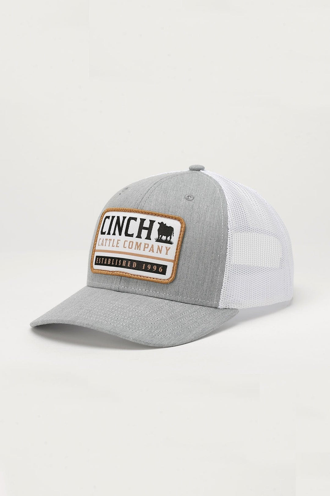 Men's Cinch Cattle Company Cap-Grey-Hats-Cinch-Whiskey Ray's Boutique, Women's Western Wear Boutique in Waxahachie, TX