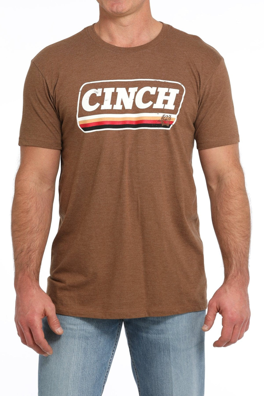 Men's Cinch Tee - Brown-Men's Shirts-Cinch-Whiskey Ray's Boutique, Women's Western Wear Boutique in Waxahachie, TX