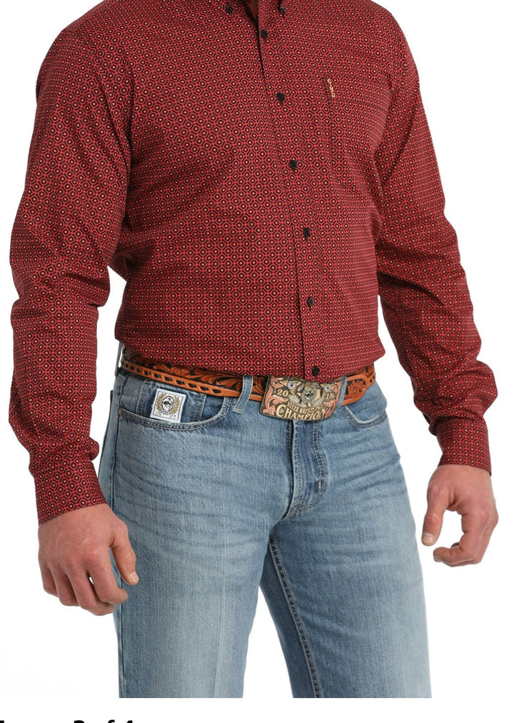 Men's Modern Fit Button Down Shirt-Men's Shirts-Cinch-Whiskey Ray's Boutique, Women's Western Wear Boutique in Waxahachie, TX