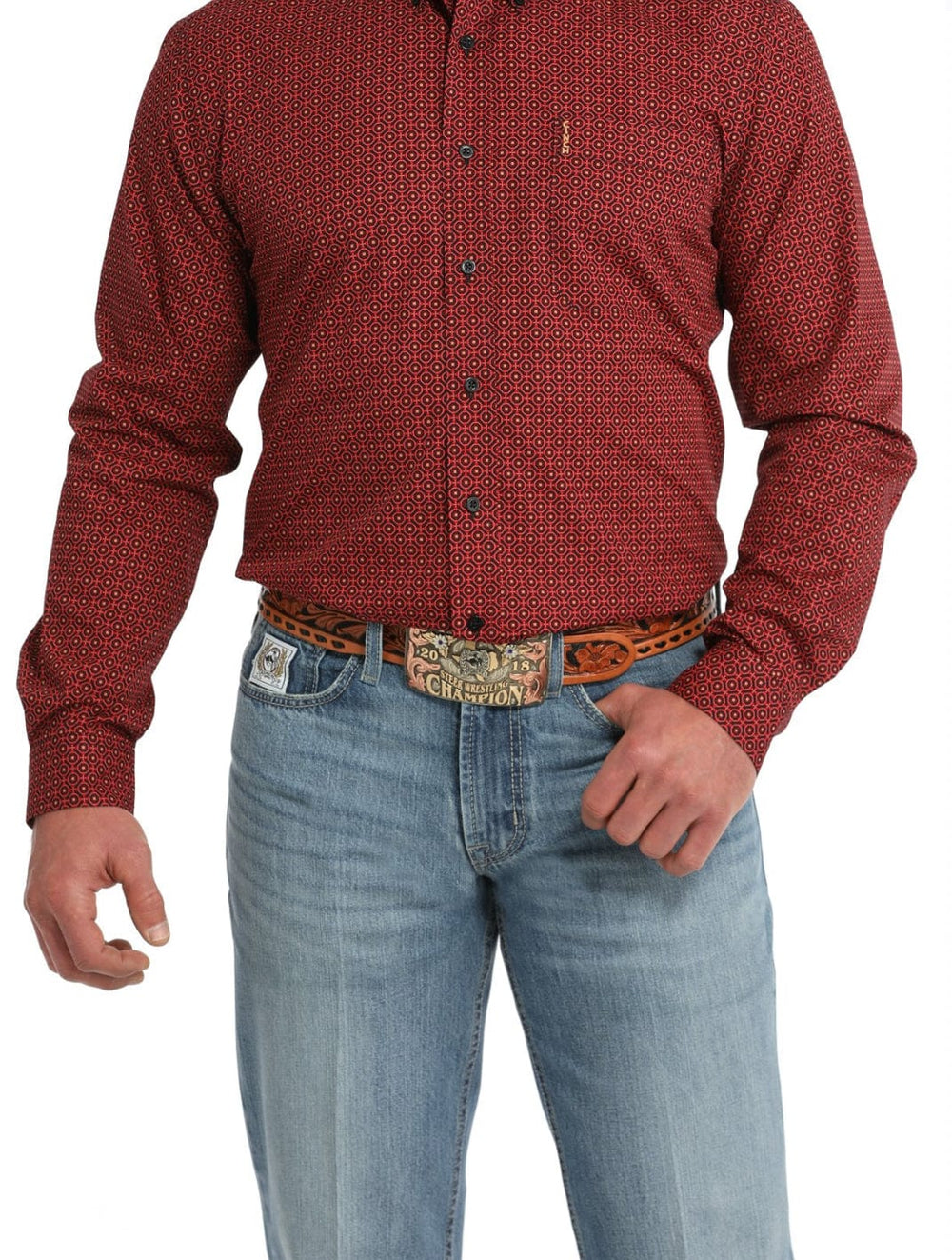 Men's Modern Fit Button Down Shirt-Men's Shirts-Cinch-Whiskey Ray's Boutique, Women's Western Wear Boutique in Waxahachie, TX