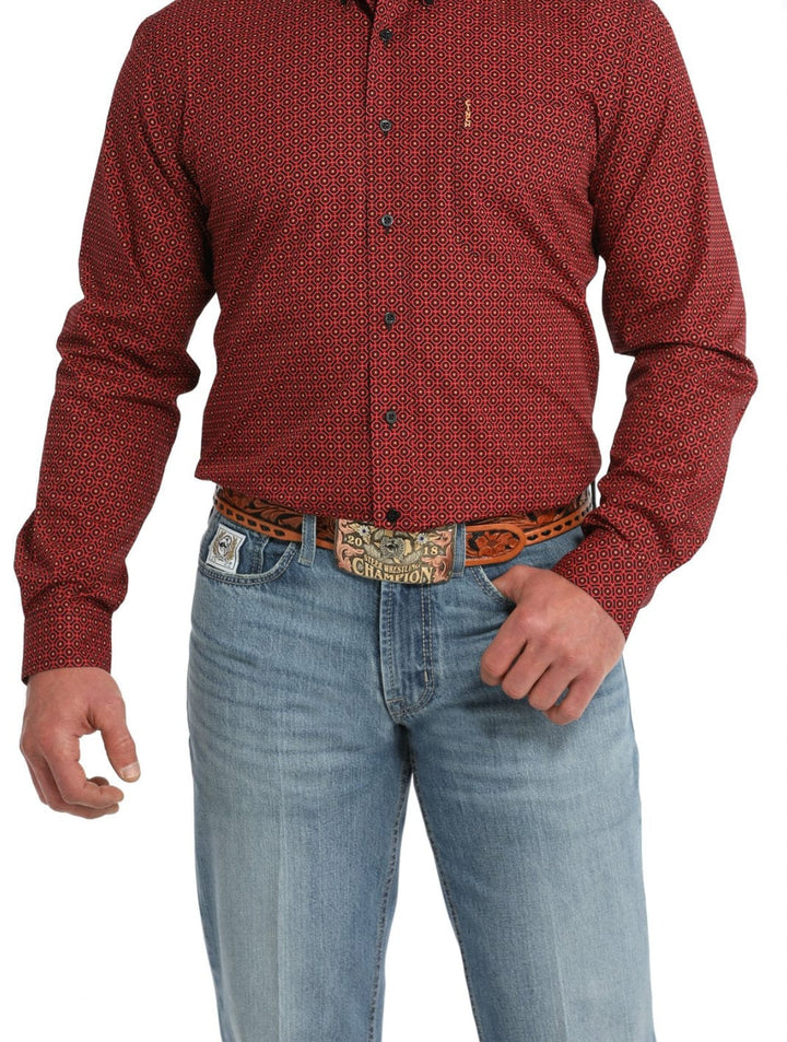 Men's Modern Fit Button Down Shirt-Men's Shirts-Cinch-Whiskey Ray's Boutique, Women's Western Wear Boutique in Waxahachie, TX