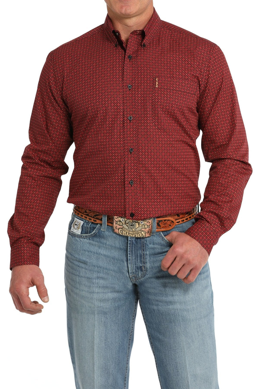 Men's Modern Fit Button Down Shirt-Men's Shirts-Cinch-Whiskey Ray's Boutique, Women's Western Wear Boutique in Waxahachie, TX