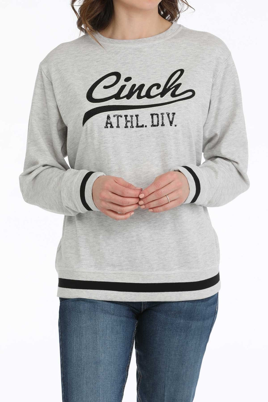 Women's Cinch Athletic Department Sweatshirt-Women's top-Cinch-Whiskey Ray's Boutique, Women's Western Wear Boutique in Waxahachie, TX