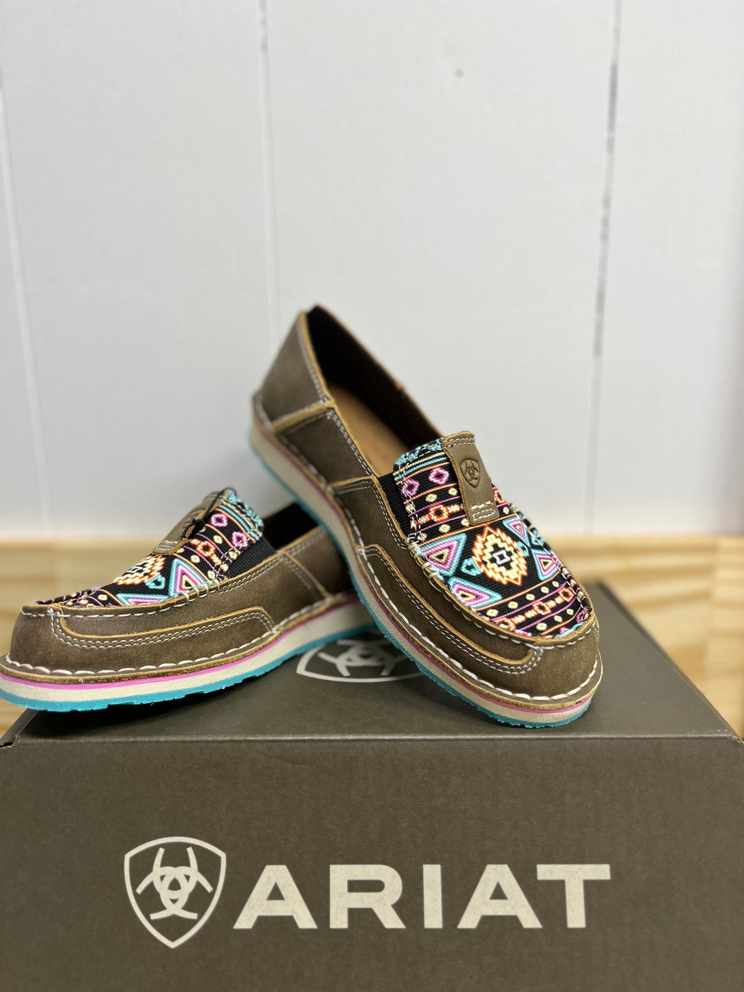Ariat Cruiser Neon Lights Slip On-Slip Ons-Ariat-Whiskey Ray's Boutique, Women's Western Wear Boutique in Waxahachie, TX