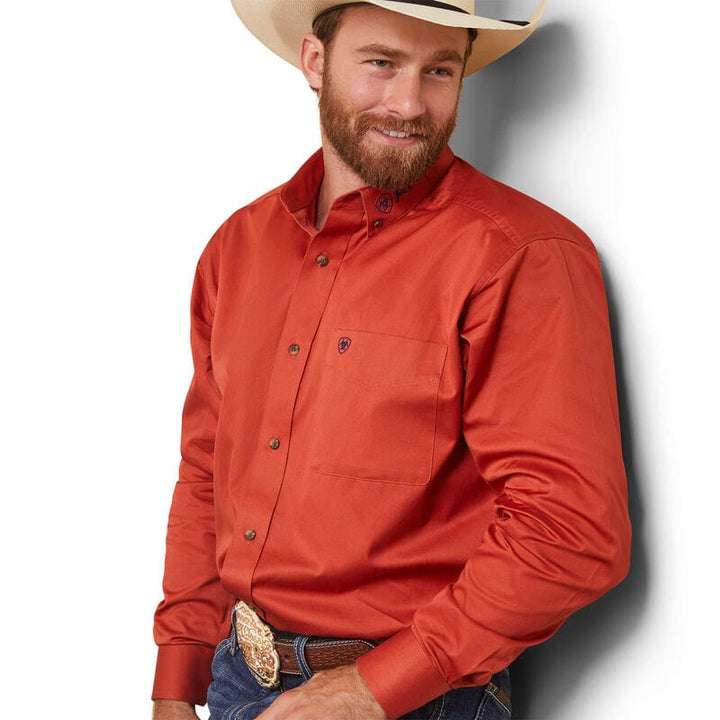 Ariat Team Logo Classic Fit Shirt-Men's Shirts-Ariat-Whiskey Ray's Boutique, Women's Western Wear Boutique in Waxahachie, TX