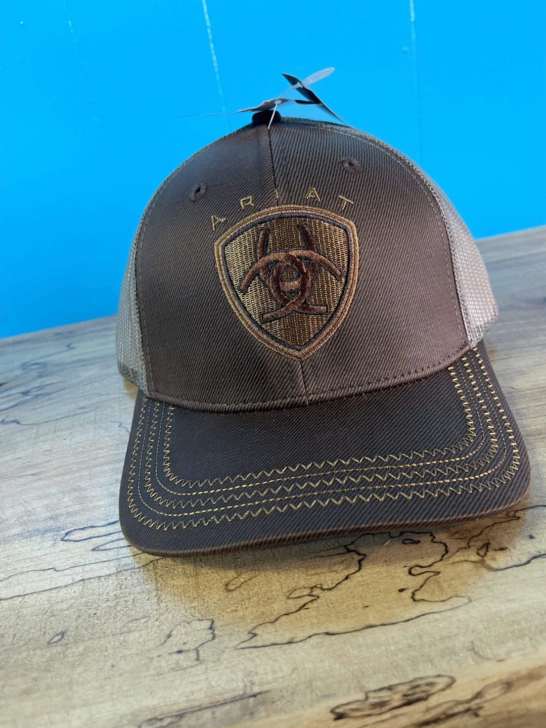 Ariat Oilskin Mesh Hat-Hats-Ariat-Whiskey Ray's Boutique, Women's Western Wear Boutique in Waxahachie, TX