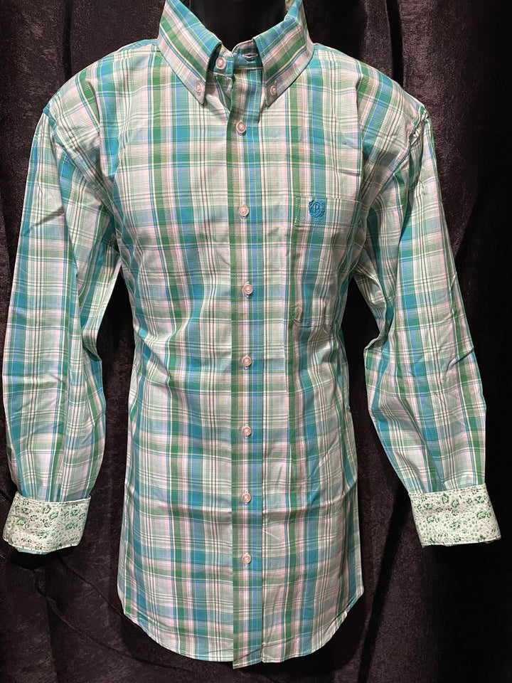 Pandandle Select Plaid Shirt-Long Sleeves-Panhandle-Whiskey Ray's Boutique, Women's Western Wear Boutique in Waxahachie, TX