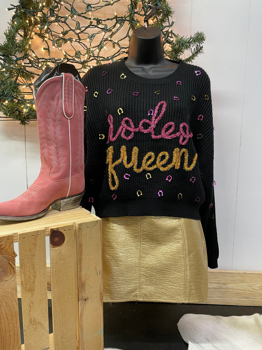 METALLIC PLEATHER SKIRT-Skirts-Rock & Roll Denim-Whiskey Ray's Boutique, Women's Western Wear Boutique in Waxahachie, TX