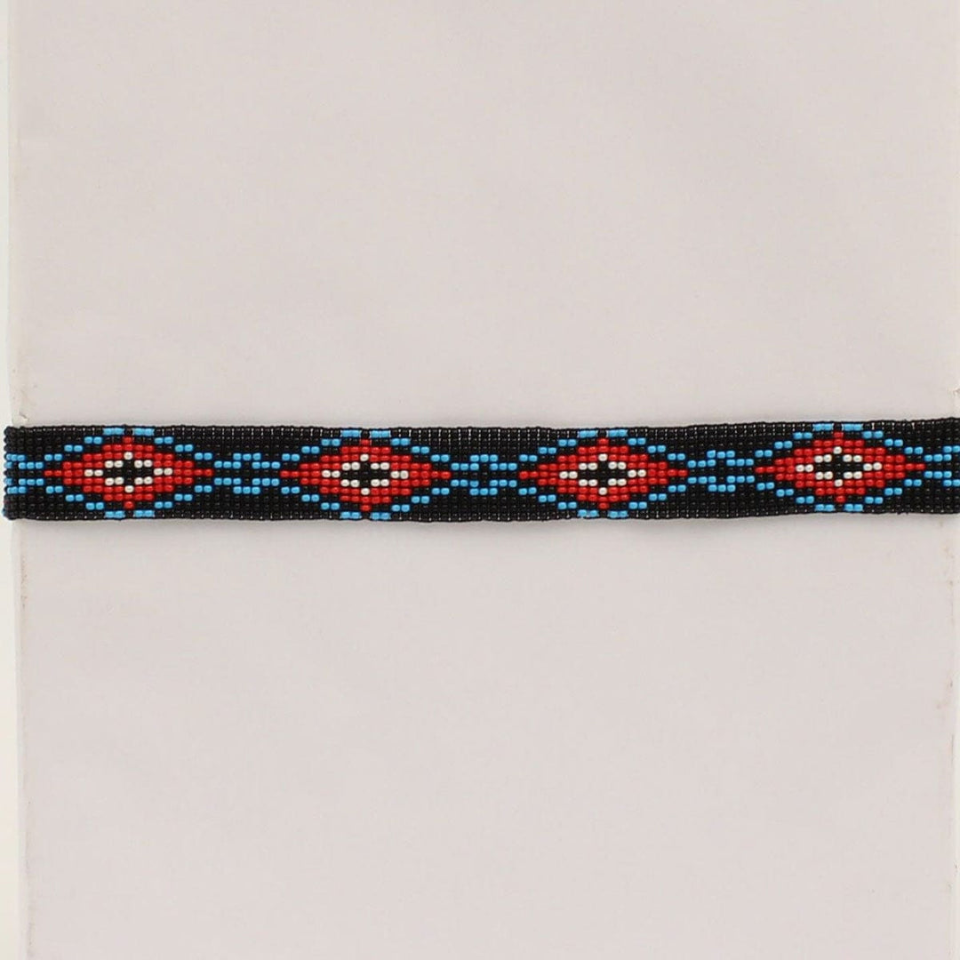 Black Beaded Stretch Hat Band-Hat Bands-Whiskey Ray's Boutique-Whiskey Ray's Boutique, Women's Western Wear Boutique in Waxahachie, TX