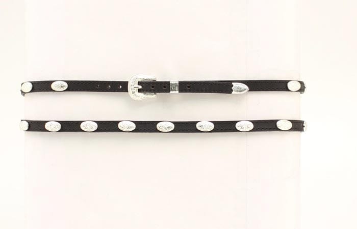 Black Studded Leather Hat Band-Hat Bands-Whiskey Ray's Boutique-Whiskey Ray's Boutique, Women's Western Wear Boutique in Waxahachie, TX