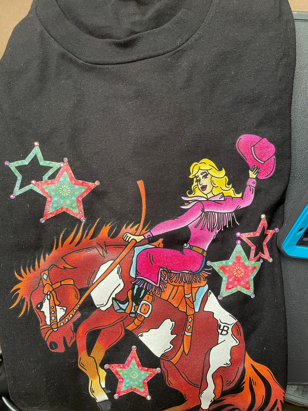 Brouncy Barbie T-Shirt-Graphic Tops-Whiskey Ray's Boutique-Whiskey Ray's Boutique, Women's Western Wear Boutique in Waxahachie, TX