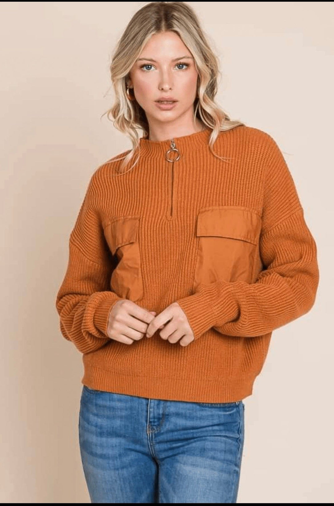 Ginger Snap Pullover-Sweaters-Whiskey Ray's Boutique-Whiskey Ray's Boutique, Women's Western Wear Boutique in Waxahachie, TX