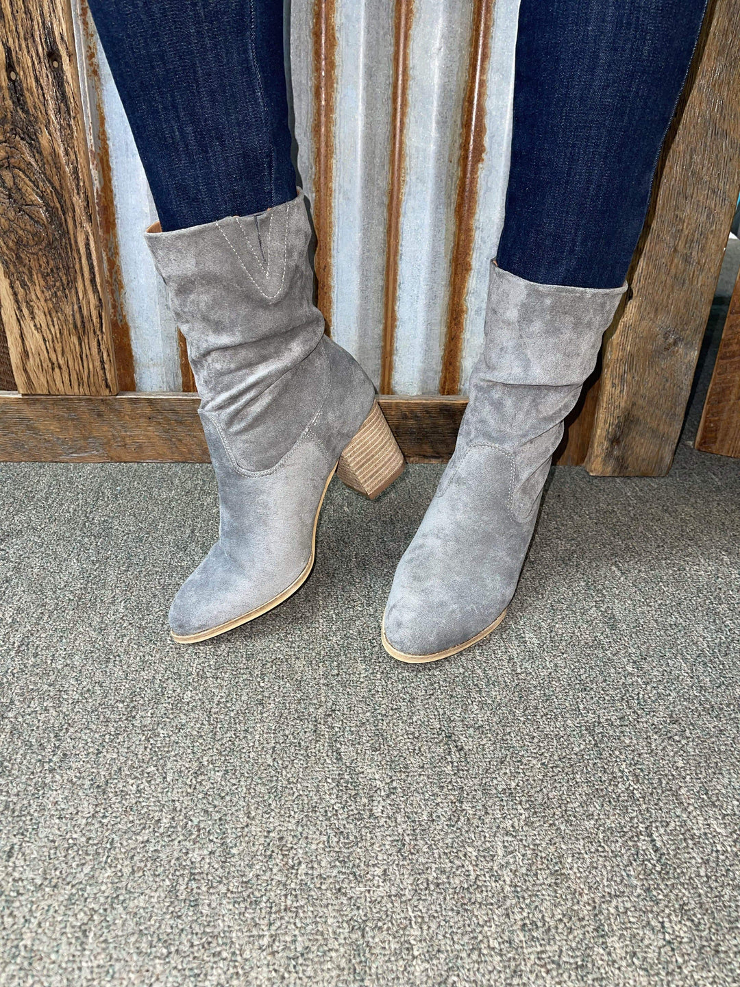 Wicked Grey Boots-Boots-Whiskey Ray's Boutique-Whiskey Ray's Boutique, Women's Western Wear Boutique in Waxahachie, TX