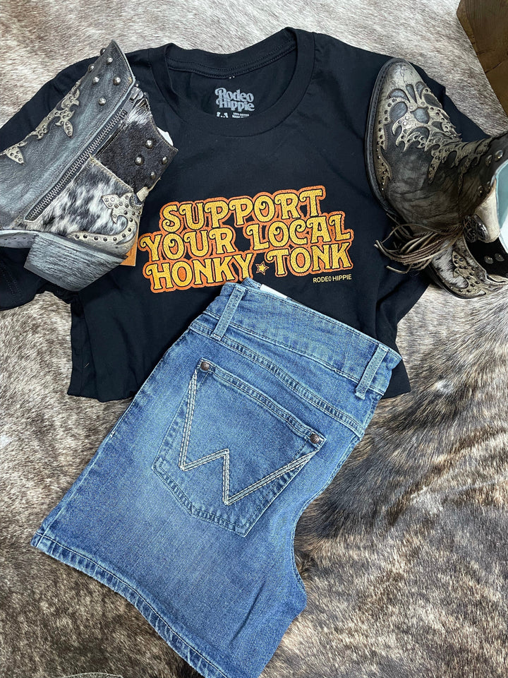 Women's Wrangler Retro Mae Short Valerie-Shorts-Wrangler-Whiskey Ray's Boutique, Women's Western Wear Boutique in Waxahachie, TX