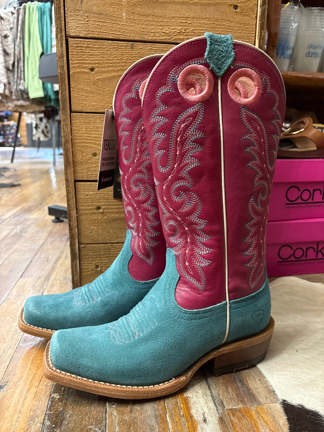 Ariat Futurity Boon Boots-Boots-Ariat-Whiskey Ray's Boutique, Women's Western Wear Boutique in Waxahachie, TX