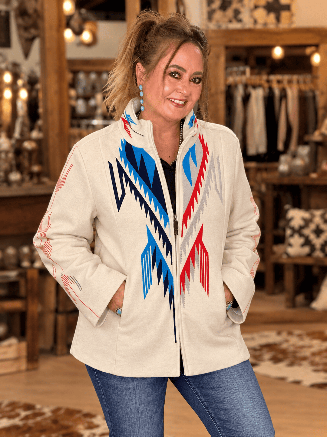 Cape Chimayo Coat-Coats & Jackets-Ariat-Whiskey Ray's Boutique, Women's Western Wear Boutique in Waxahachie, TX