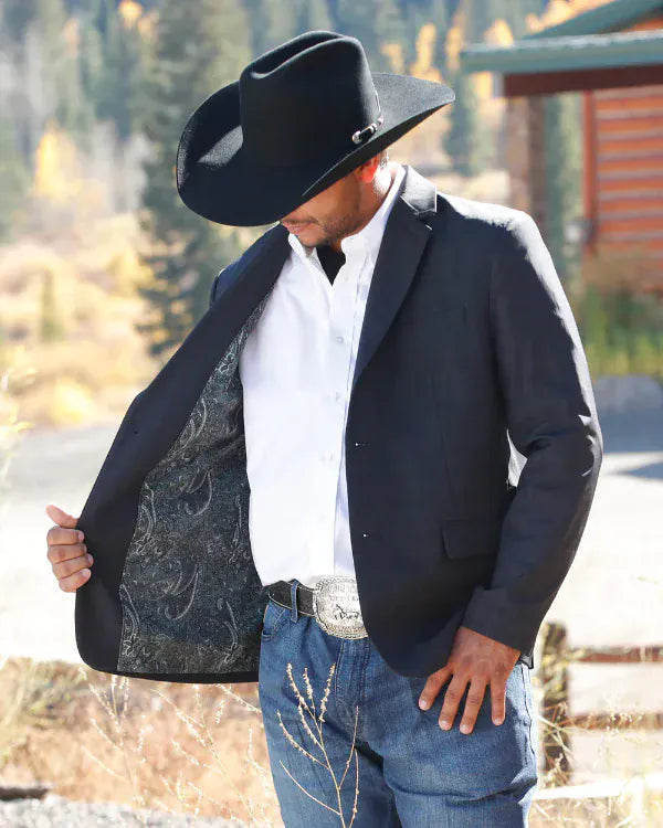 The Blackwater Paisley Sport Coat-Blazers-Cinch-Whiskey Ray's Boutique, Women's Western Wear Boutique in Waxahachie, TX
