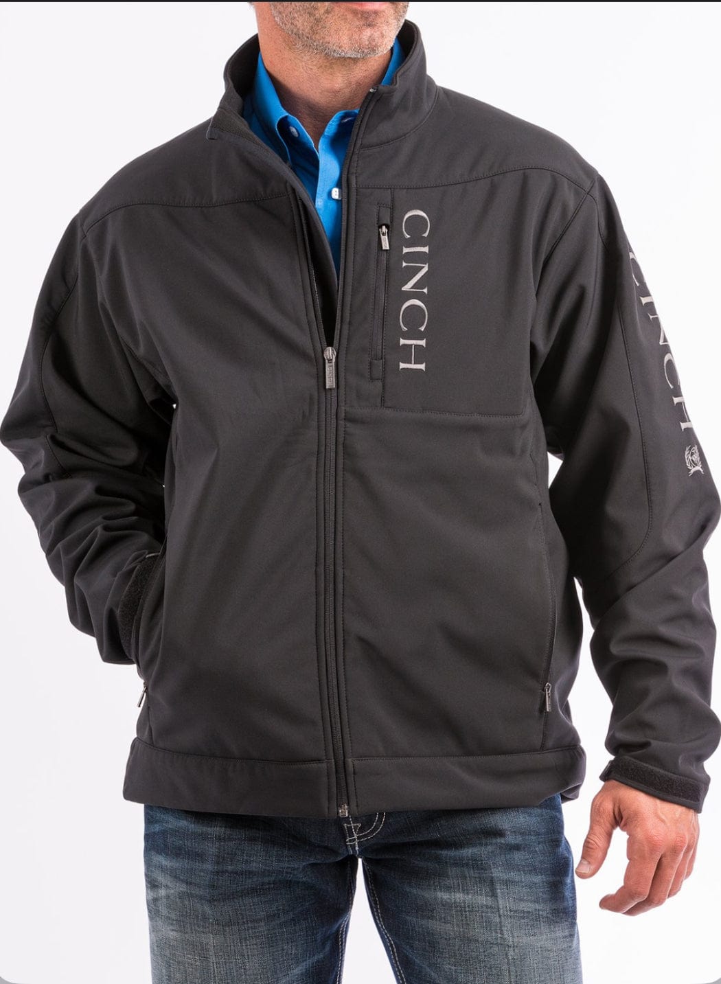 Black Bonded Concealed Carry Jacket-Coats & Jackets-Cinch-Whiskey Ray's Boutique, Women's Western Wear Boutique in Waxahachie, TX