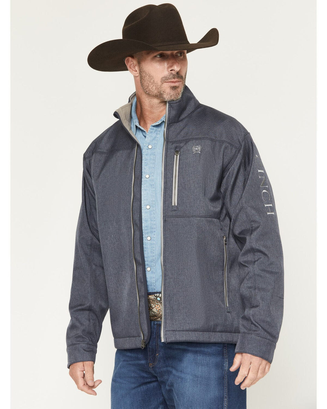 Cinch Men's CC Bonded Jacket- Navy-Coats & Jackets-Cinch-Whiskey Ray's Boutique, Women's Western Wear Boutique in Waxahachie, TX