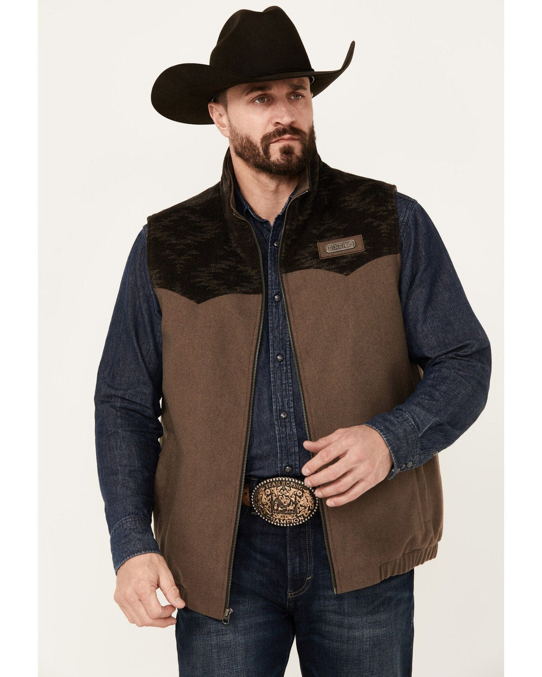 Cinch Men's Solid Twill Concealed Carry Zip Up Vest-Coats & Jackets-Cinch-Whiskey Ray's Boutique, Women's Western Wear Boutique in Waxahachie, TX