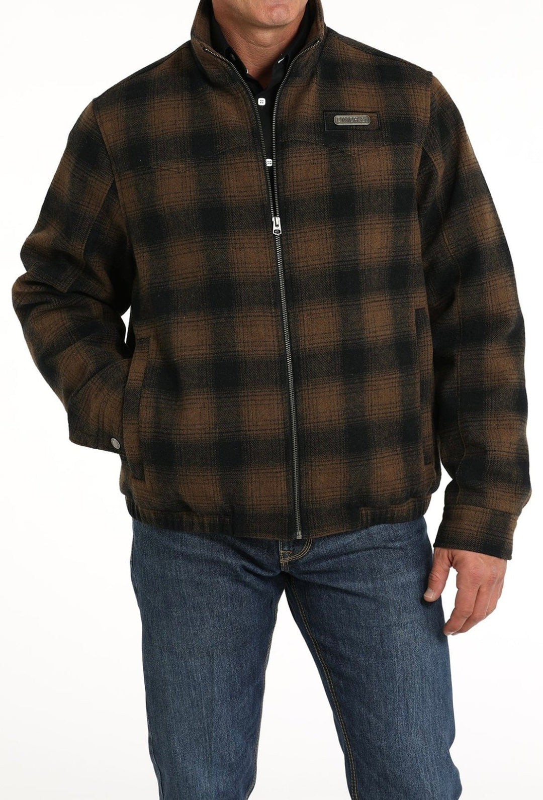 Lead Don't Follow Concealed Carry Jacket- Plaid wool-Coats & Jackets-Cinch-Whiskey Ray's Boutique, Women's Western Wear Boutique in Waxahachie, TX