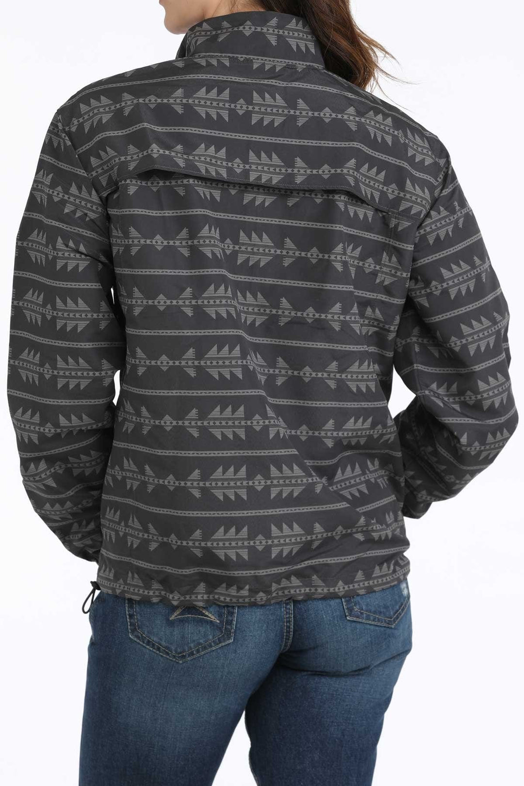 Women's Southwestern Print 1/2 Zip Windbreaker-Coats & Jackets-Cinch-Whiskey Ray's Boutique, Women's Western Wear Boutique in Waxahachie, TX