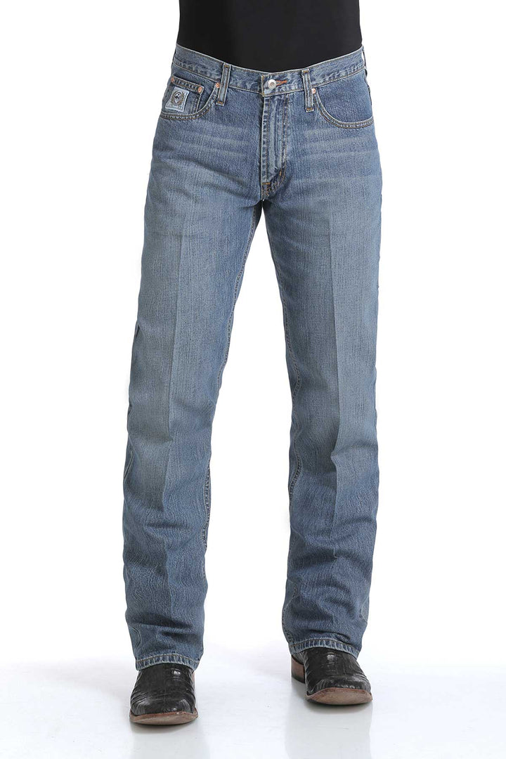 Cinch- Men's Relaxed Fit White Label- Medium Stone-Men’s Jeans-Cinch-Whiskey Ray's Boutique, Women's Western Wear Boutique in Waxahachie, TX