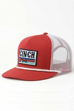 Men's Spur Cap - Red-Hats-Cinch-Whiskey Ray's Boutique, Women's Western Wear Boutique in Waxahachie, TX