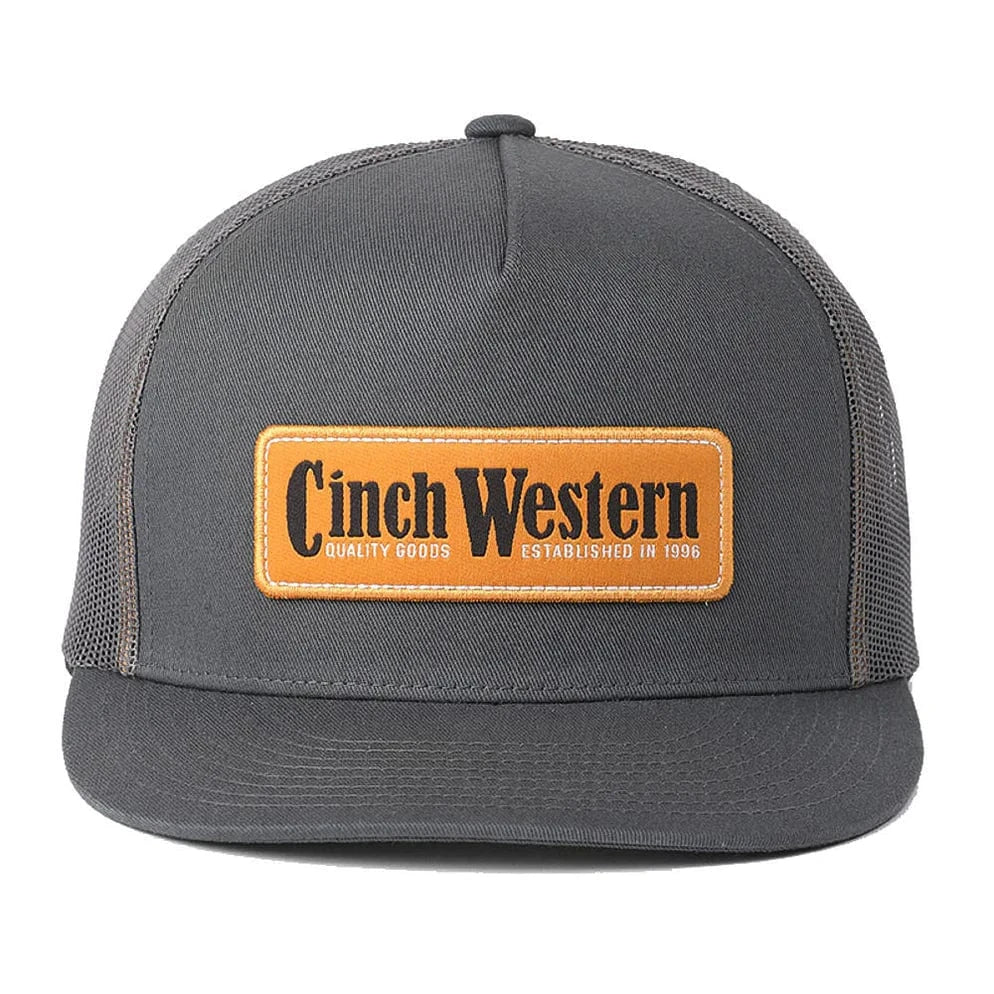 Men's Western Logo Cinch Hat- Grey-Hats-Cinch-Whiskey Ray's Boutique, Women's Western Wear Boutique in Waxahachie, TX