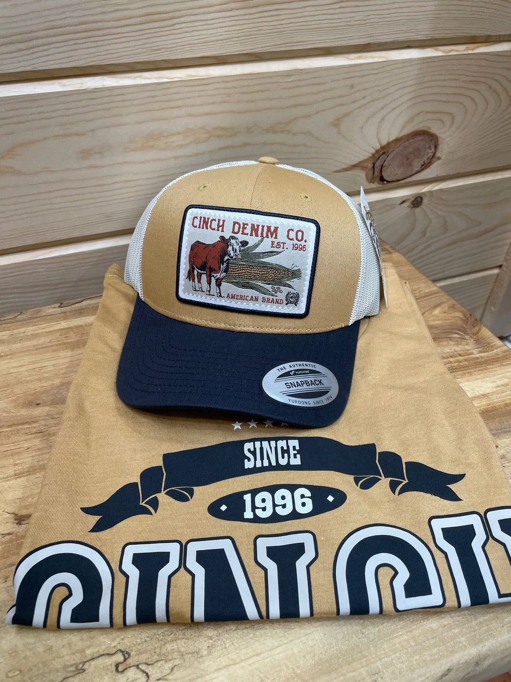 Men's Cinch Cap-Gold-Hats-Cinch-Whiskey Ray's Boutique, Women's Western Wear Boutique in Waxahachie, TX