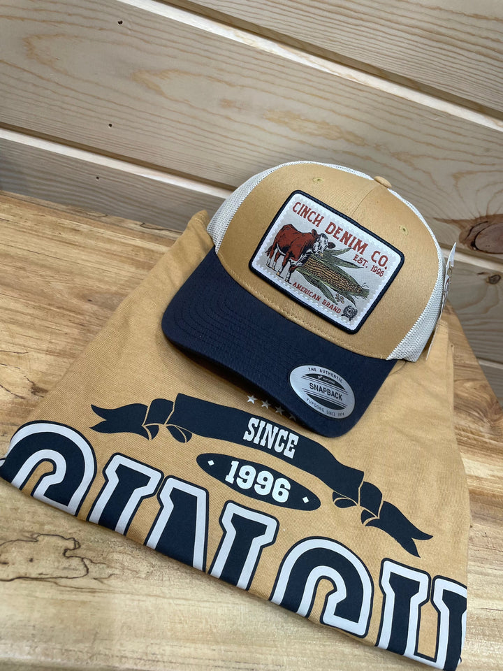 Men's Cinch Cap-Gold-Hats-Cinch-Whiskey Ray's Boutique, Women's Western Wear Boutique in Waxahachie, TX
