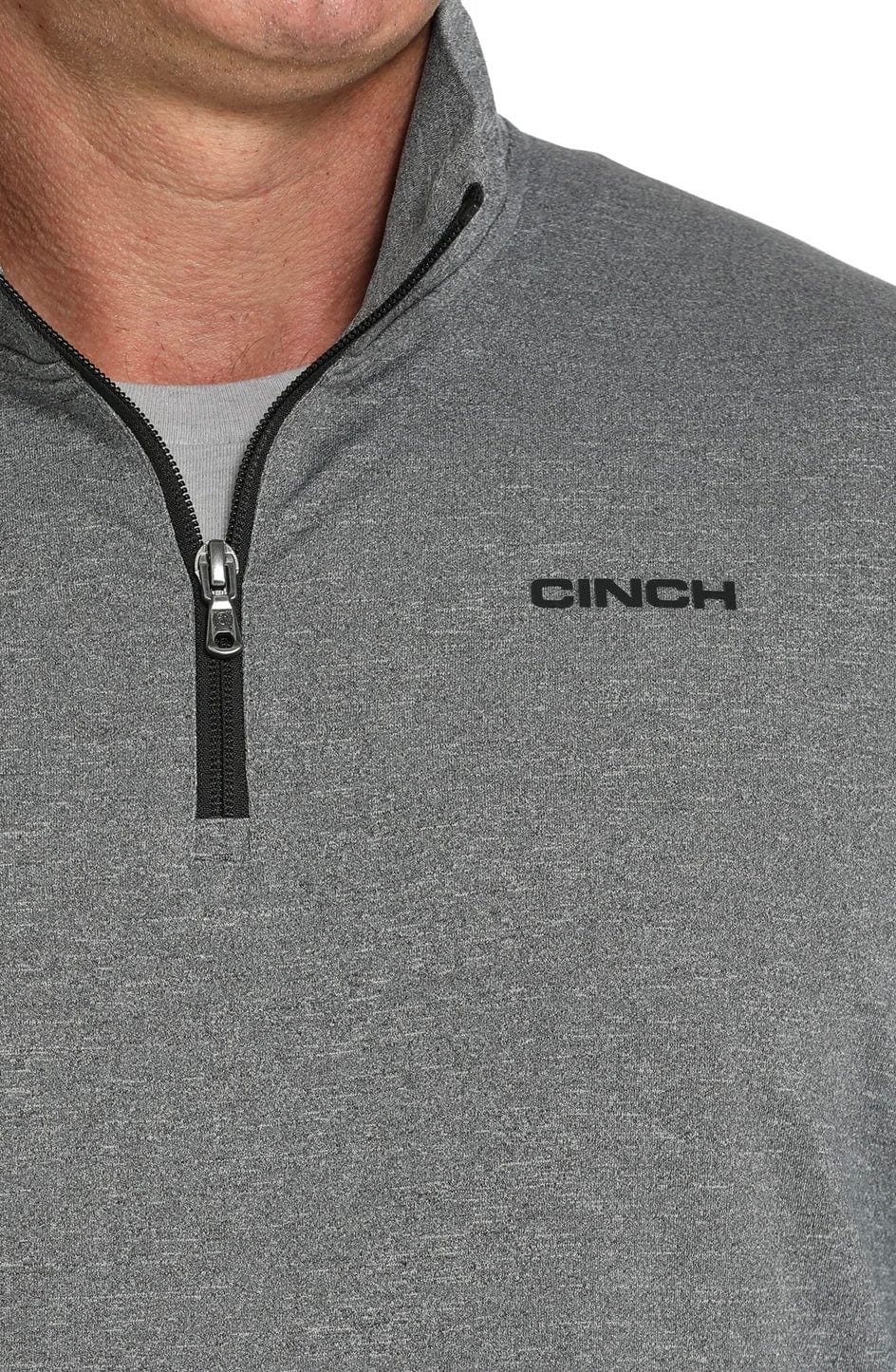 Cinch Men's Essentials Pullover -Charcoal-Men's Shirts-Cinch-Whiskey Ray's Boutique, Women's Western Wear Boutique in Waxahachie, TX
