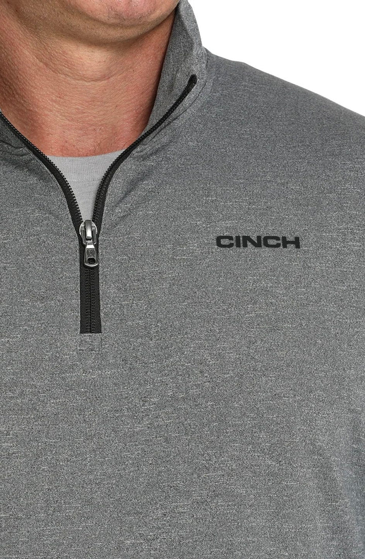 Cinch Men's Essentials Pullover -Charcoal-Men's Shirts-Cinch-Whiskey Ray's Boutique, Women's Western Wear Boutique in Waxahachie, TX
