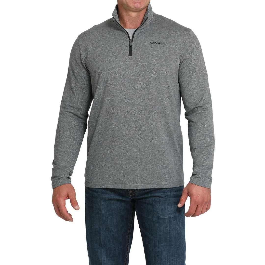 Cinch Men's Essentials Pullover -Charcoal-Men's Shirts-Cinch-Whiskey Ray's Boutique, Women's Western Wear Boutique in Waxahachie, TX