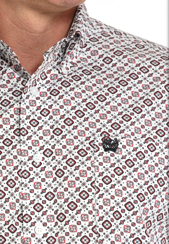 Cinch Men's Patterned Long Sleeve Shirt-Men's Shirts-Cinch-Whiskey Ray's Boutique, Women's Western Wear Boutique in Waxahachie, TX