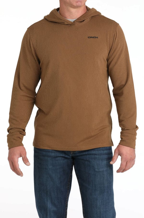 Cinch Men's Striped Logo Hoodie-Men's Shirts-Cinch-Whiskey Ray's Boutique, Women's Western Wear Boutique in Waxahachie, TX