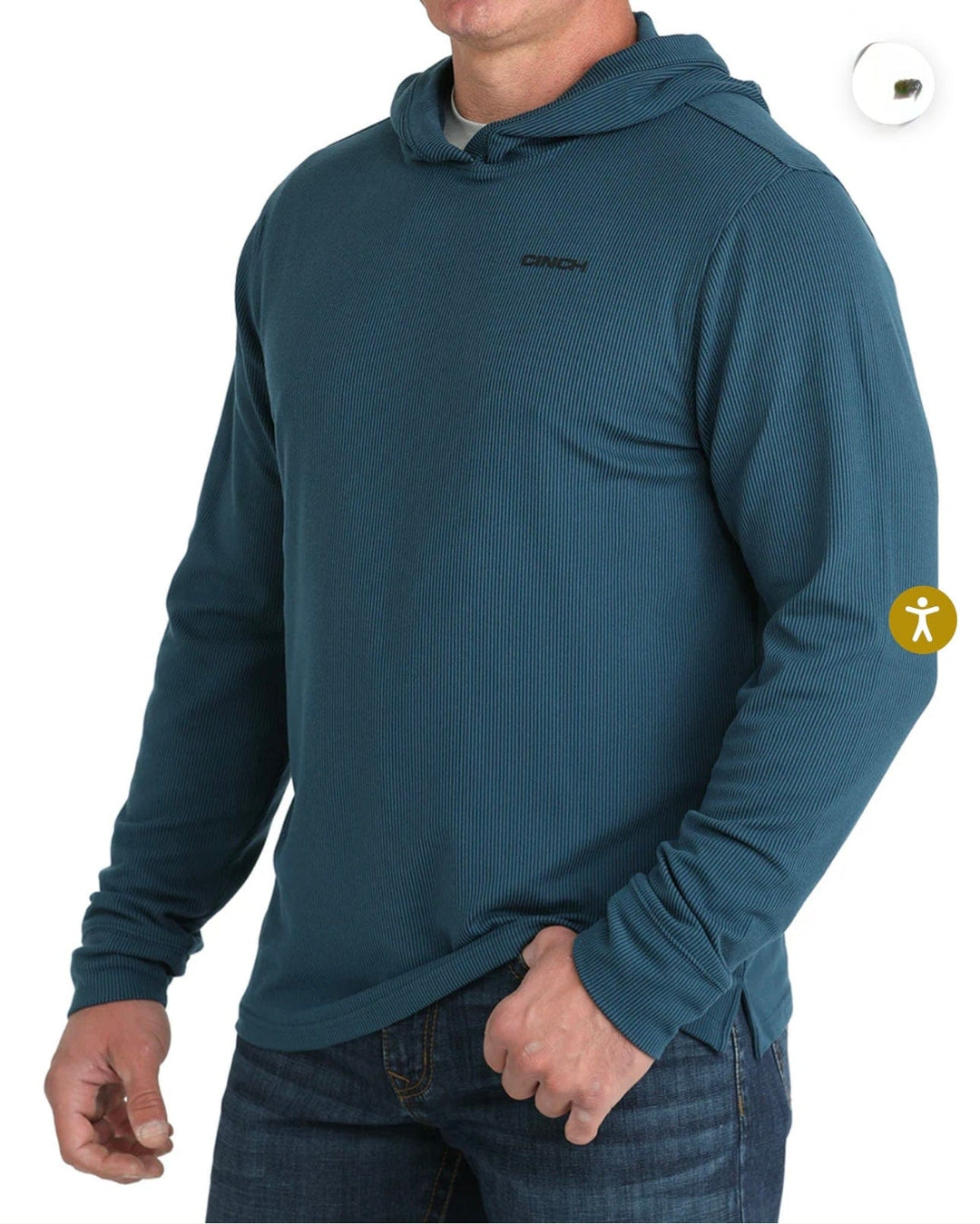 Cinch Men's Striped Logo Hoodie-Men's Shirts-Cinch-Whiskey Ray's Boutique, Women's Western Wear Boutique in Waxahachie, TX