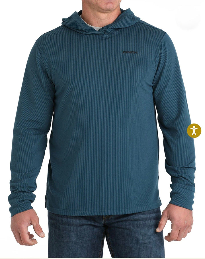 Cinch Men's Striped Logo Hoodie-Men's Shirts-Cinch-Whiskey Ray's Boutique, Women's Western Wear Boutique in Waxahachie, TX