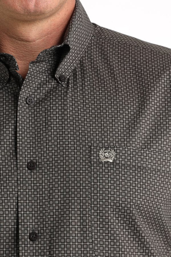 Cinch Men's Western Shirt-Brown-Men's Shirts-Cinch-Whiskey Ray's Boutique, Women's Western Wear Boutique in Waxahachie, TX