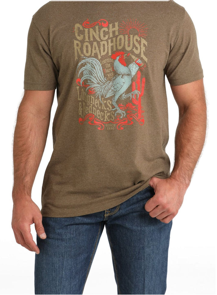 Cinch Road House T-Shirt-Men's Shirts-Cinch-Whiskey Ray's Boutique, Women's Western Wear Boutique in Waxahachie, TX