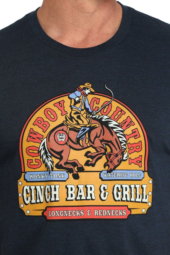 Men's Cinch Bar & Grill Tee-Men's Shirts-Cinch-Whiskey Ray's Boutique, Women's Western Wear Boutique in Waxahachie, TX