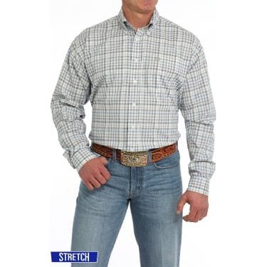 Men's Cinch Plaid Button Down Shirt-Men's Shirts-Cinch-Whiskey Ray's Boutique, Women's Western Wear Boutique in Waxahachie, TX