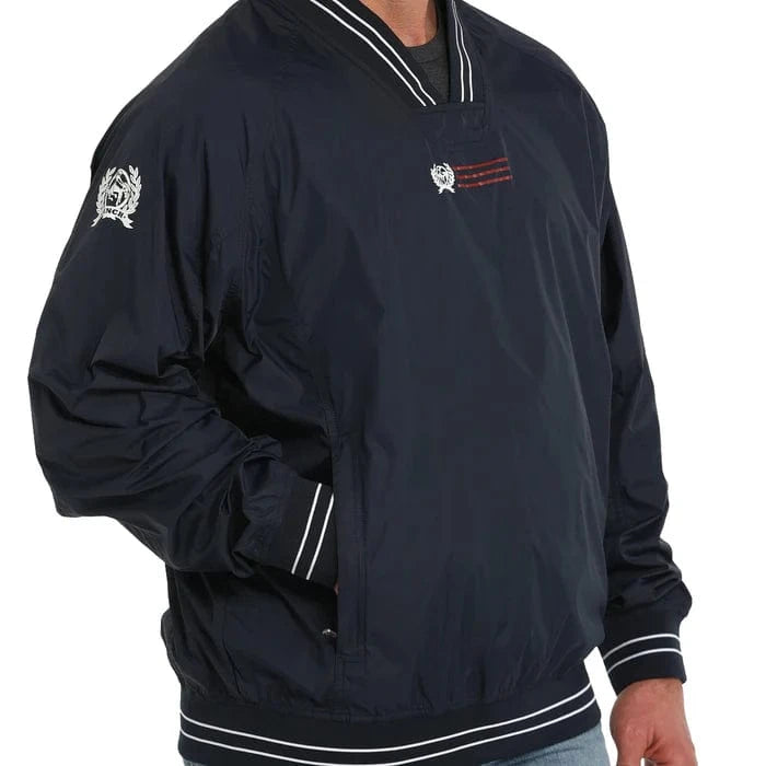 Men's Navy Wind Shirt Pullover-Men's Shirts-Cinch-Whiskey Ray's Boutique, Women's Western Wear Boutique in Waxahachie, TX