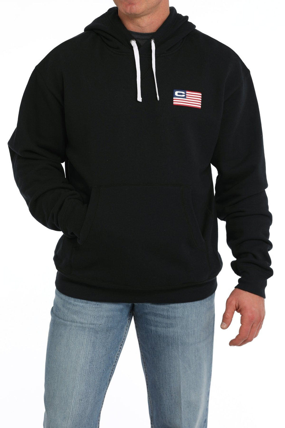 Men's vintage american logo hoodie-Men's Shirts-Cinch-Whiskey Ray's Boutique, Women's Western Wear Boutique in Waxahachie, TX