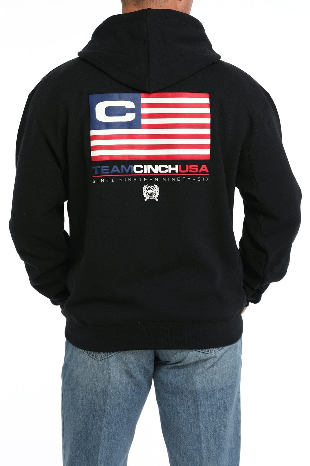 Men's vintage american logo hoodie-Men's Shirts-Cinch-Whiskey Ray's Boutique, Women's Western Wear Boutique in Waxahachie, TX