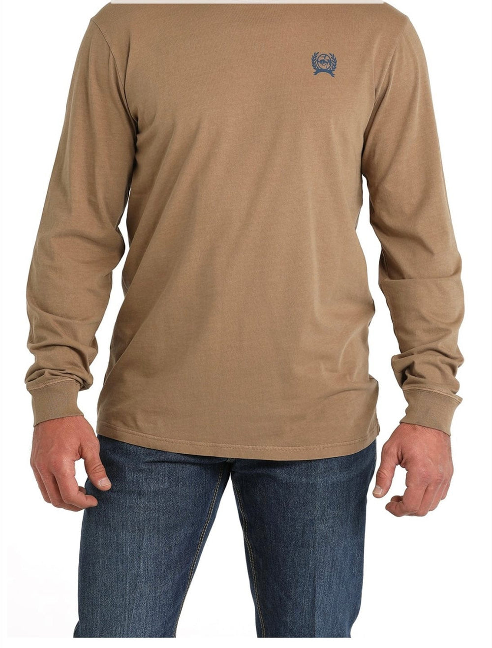 Ranchin Aint Easy T-Shirt- Khaki-Men's Shirts-Cinch-Whiskey Ray's Boutique, Women's Western Wear Boutique in Waxahachie, TX