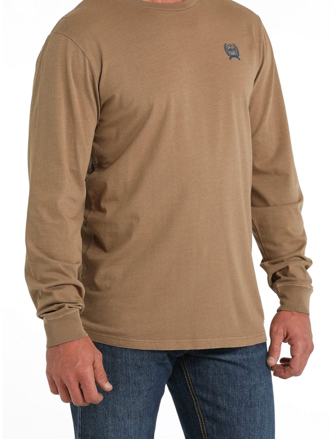 Ranchin Aint Easy T-Shirt- Khaki-Men's Shirts-Cinch-Whiskey Ray's Boutique, Women's Western Wear Boutique in Waxahachie, TX