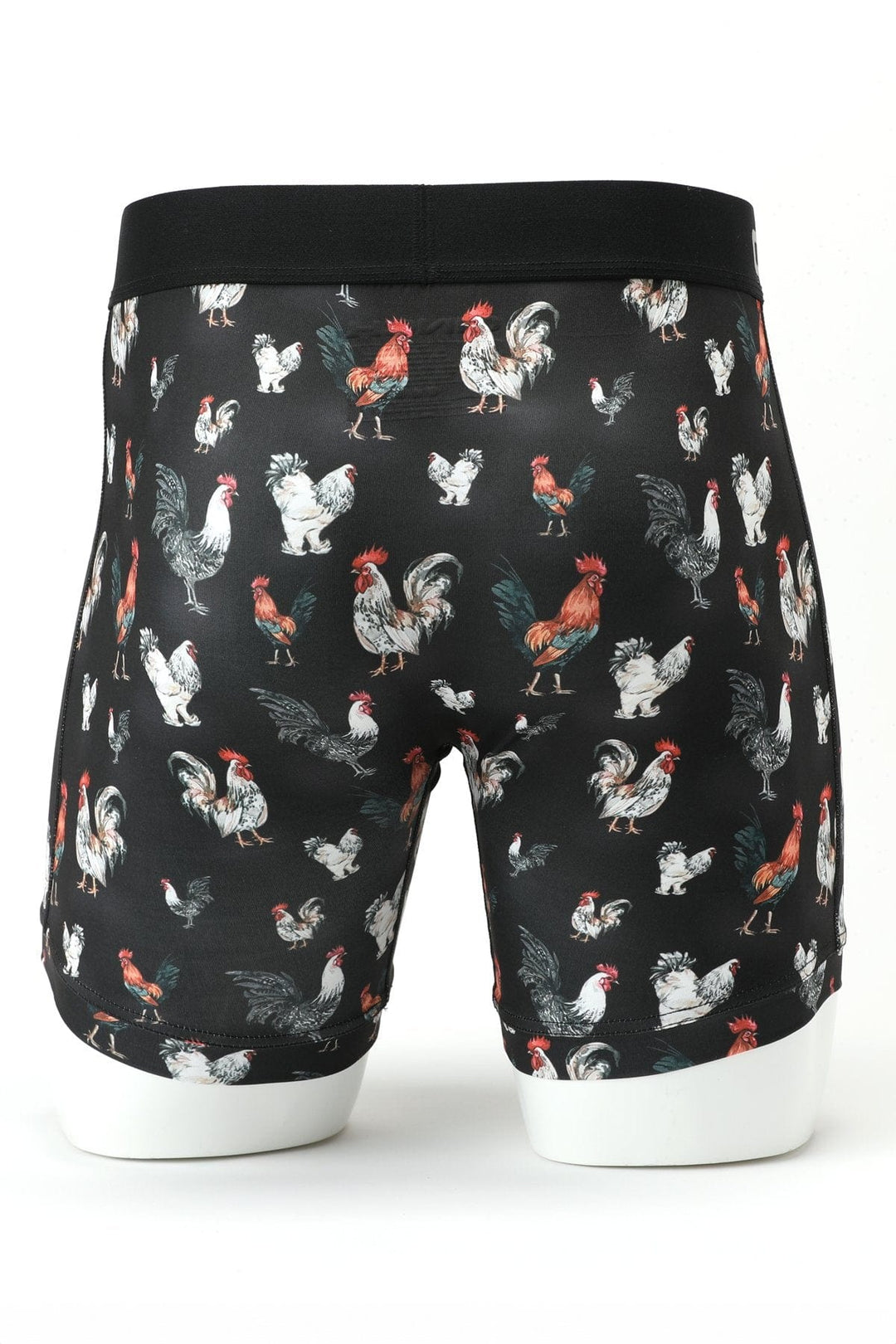 Men's 6" Rooster Boxer Brief - Black-Men's Underwear-Cinch-Whiskey Ray's Boutique, Women's Western Wear Boutique in Waxahachie, TX