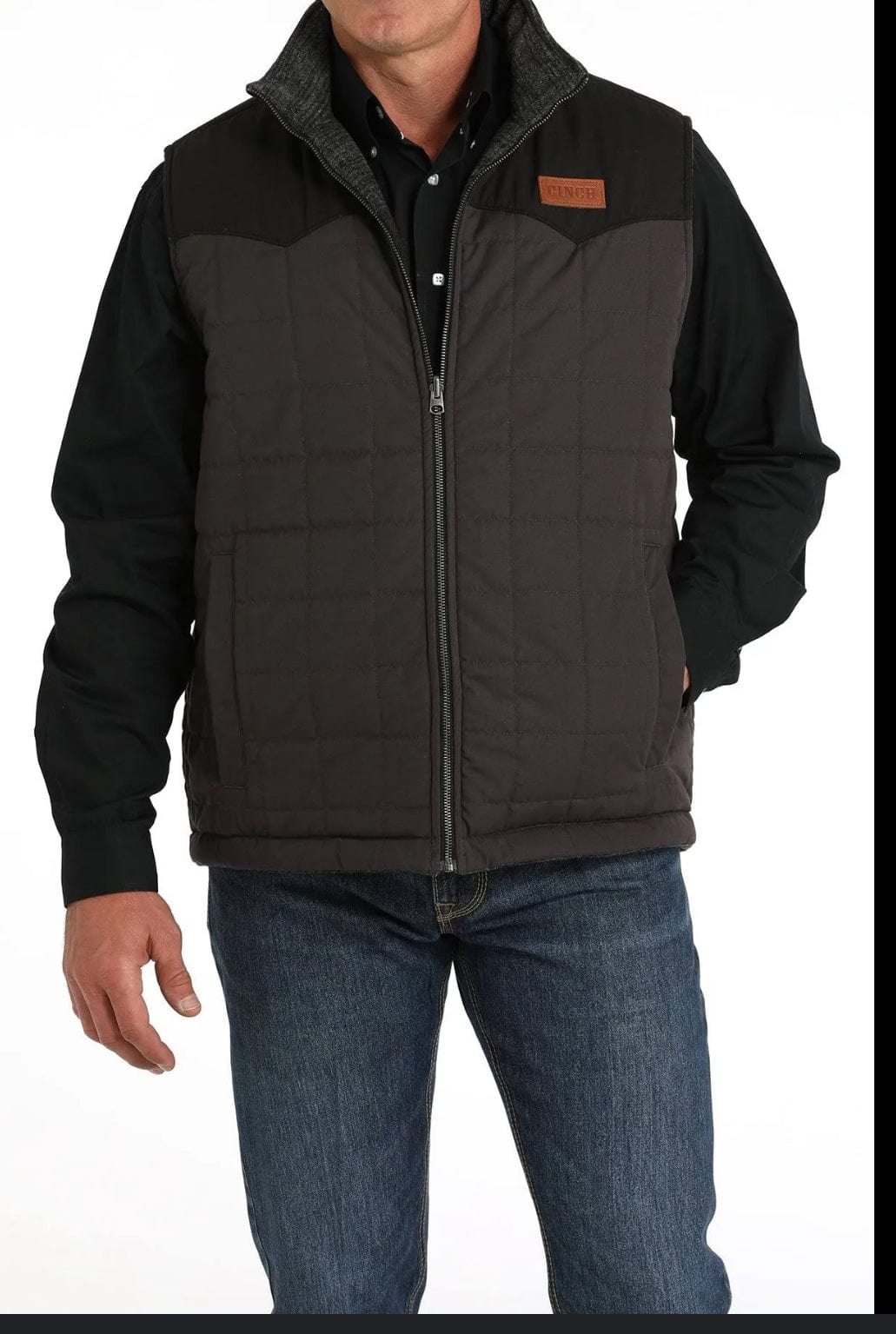 Cinch Men's Reversible Southwestern Print Quilted Vest-Outerwear-Cinch-Whiskey Ray's Boutique, Women's Western Wear Boutique in Waxahachie, TX